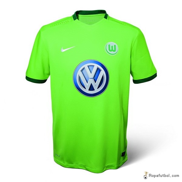 Camiseta VfL Wolfsburgo Replica Primera Ropa 2016/17 Verde